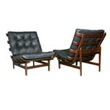 Pair of solid jacaranda bone chairs by Martin Eisler