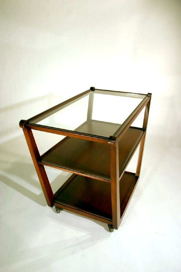 American Rolling tea cart by Edward Wormley