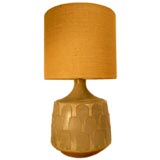 David Cressey ceramic lamp with leaf pattern David Cressey ceramic lamp with leaf pattern