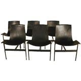 Set of six T-chairs by Katavolos, Littell & Kelly for Laverne