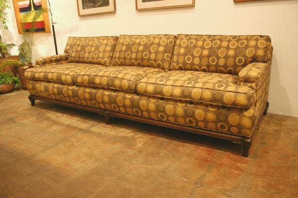 Long Monteverdi-Young sofa with Dongia fabric