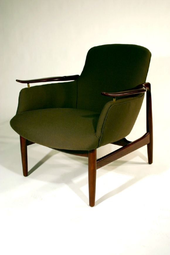Danish Finn Juhl NV 53 settee and lounge chair