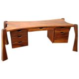 California craftsman koa wood desk by Dale Holub