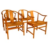 Set of four Chinese Chairs by Hans Wegner