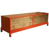 Asian credenza by Bert England for Johnson