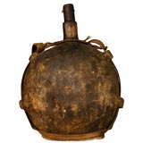 Antique Large goatskin water jug
