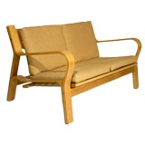 Hans Wegner curved arm settee