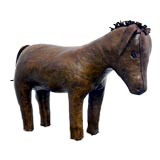 Vintage Stitched leather donkey by Abercrombie and Fitch