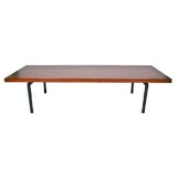Rectangular rosewood coffee table by Illums Bolighus