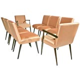 Set of eight T.H. Robsjohn-Gibbings dining chairs