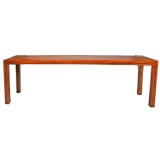 Long rosewood console table