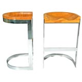 Warren Bacon California craftsman tractor stools