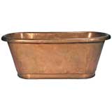 Used German copper bath tub