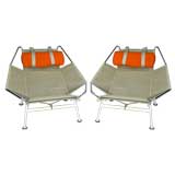 Pair of Hans Wegner Halyard Lounge Chairs