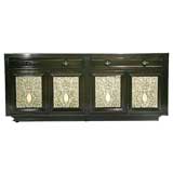 Credenza by Monteverdi-Young with carved gesso inserts