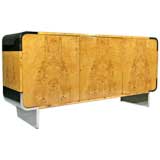 Burl & Steel Credenza by Pace Collection