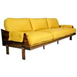 Rosewood Spine Back Sofa by L'Atelier