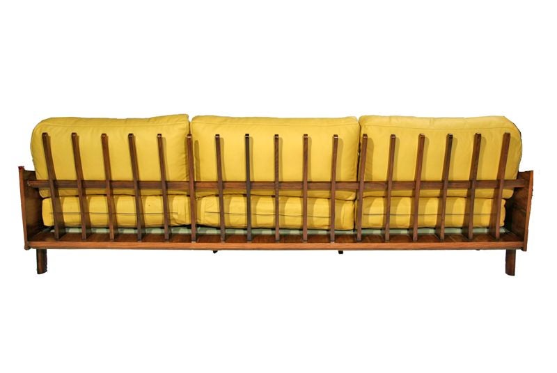 Rosewood Spine Back Sofa by L'Atelier