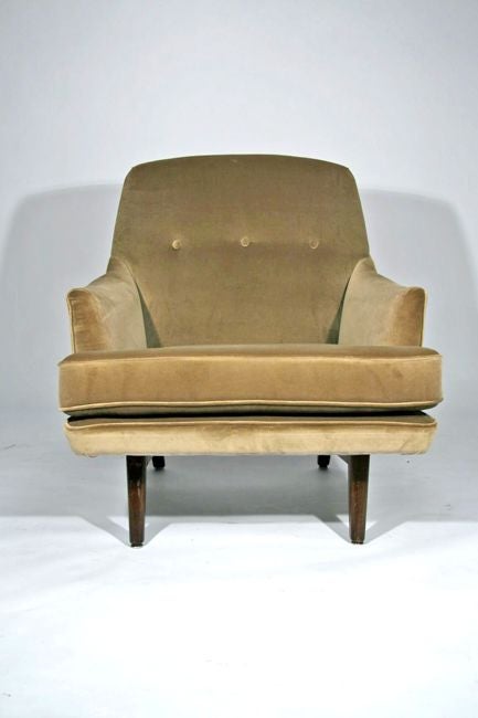American Dunbar Lounge Chair and Ottoman