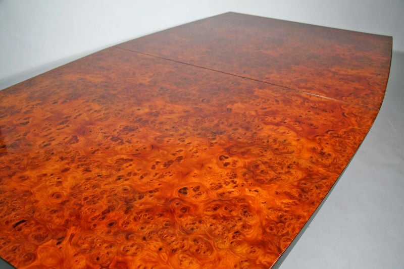 Late 20th Century Italian Burl Dining Table