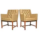 Pair of Arm Chairs by Karlbrile Elesclius