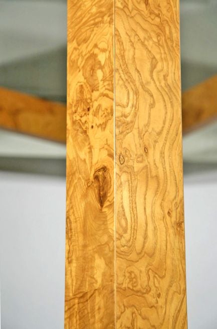 Burl Canopy Bed by Milo Baughman 4