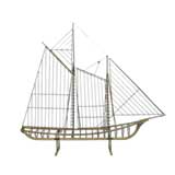 Brass sailing ship by Jeré