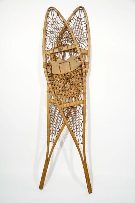 A pair of beautifully crafted vintage snowshoes by Abercrombie and Fitch Co.  Put these above your fireplace at your ski chalet in St. Moritz...or even Big Bear.  Perfect for the fast-approaching winter, that is, unless global warming screws that