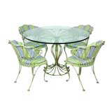 Rococo style outdoor set by Woodard