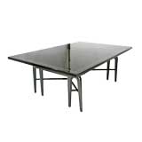 Sculptural black varnished dining table by Monteverdi-Young Sculptural black varnished dining table by Monteverdi-Young