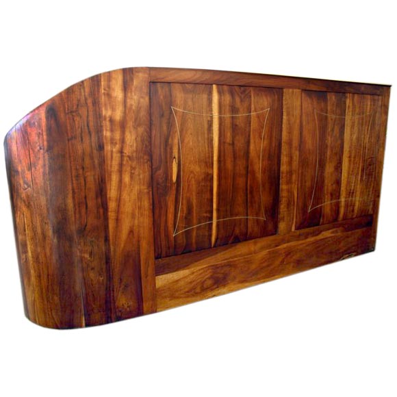 Large Koa wood California craftsman room divider