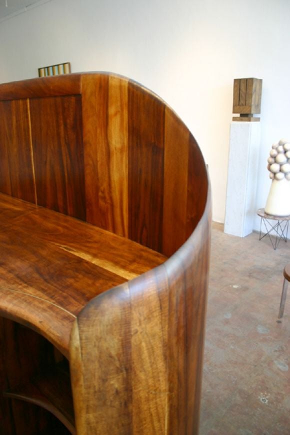 Large Koa wood California craftsman room divider 2