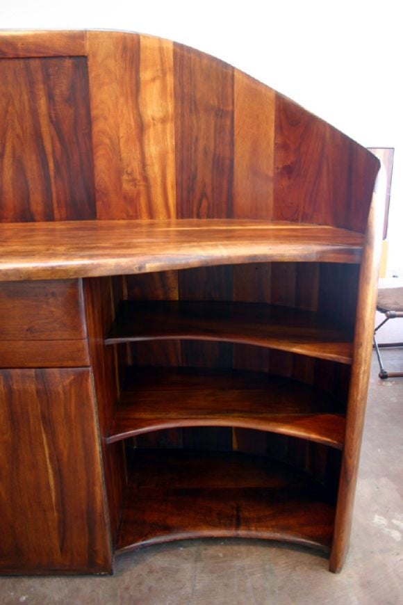 American Large Koa wood California craftsman room divider