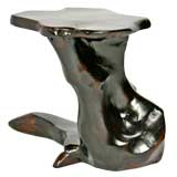 Solid jacaranda root table