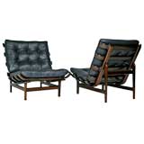 Pair of solid jacaranda bone chairs by Martin Eisler