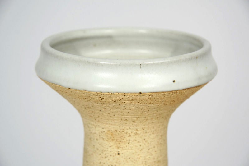 American Glazed stoneware vase by Victoria Littlejohn