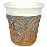 Used Stoneware ceramic planter by Victoria Littlejohn