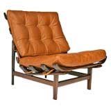 Single Martin Eisler "bone" chair in solid jacaranda