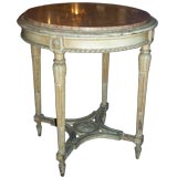 Marble  Top  Louis Xvi Style Table