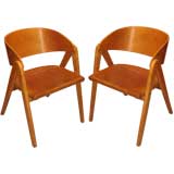 Pair of chairs by Alan Gould