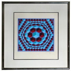 VICTOR VASARELY - Serigraph "PIXIS"
