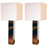 Pair of Tall Lamps / Charpentier