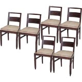 Set of six chairs / French