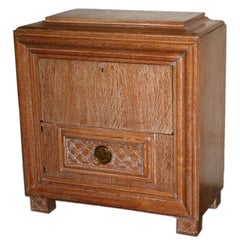 Used Limed Oak Cabinet / French.