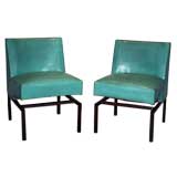 Pair of Chairs / In the Style of Marc Du Plantier
