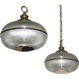 Holophane Glass Ceiling Fixtures / American