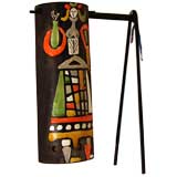 WALL SCONCE SIGNED CAPRON FRENCH 1960
s