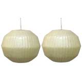 Pair of 'Ball Lamps' / George Nelson