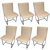 Set of six Milo Baughman Chairs
