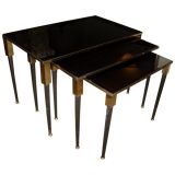 Set of Nesting Tables in the manner of Maison Jansen Set of Nesting Tables in the manner of Maison Jansen